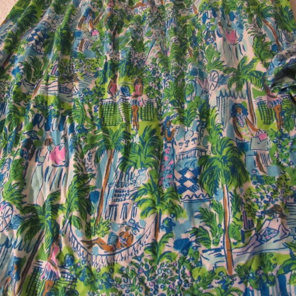 Lilly Pulitzer Green/Blue Pajamas  Medium - Picture 2 of 10